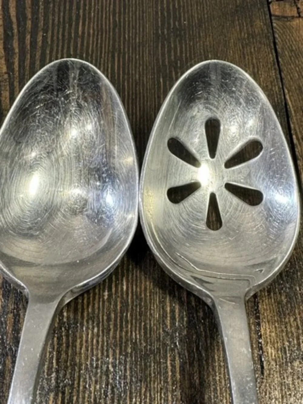 Utensil Serving Set 3 Piece Set Slotted Spoon Fork 18/10 Stainless Steel